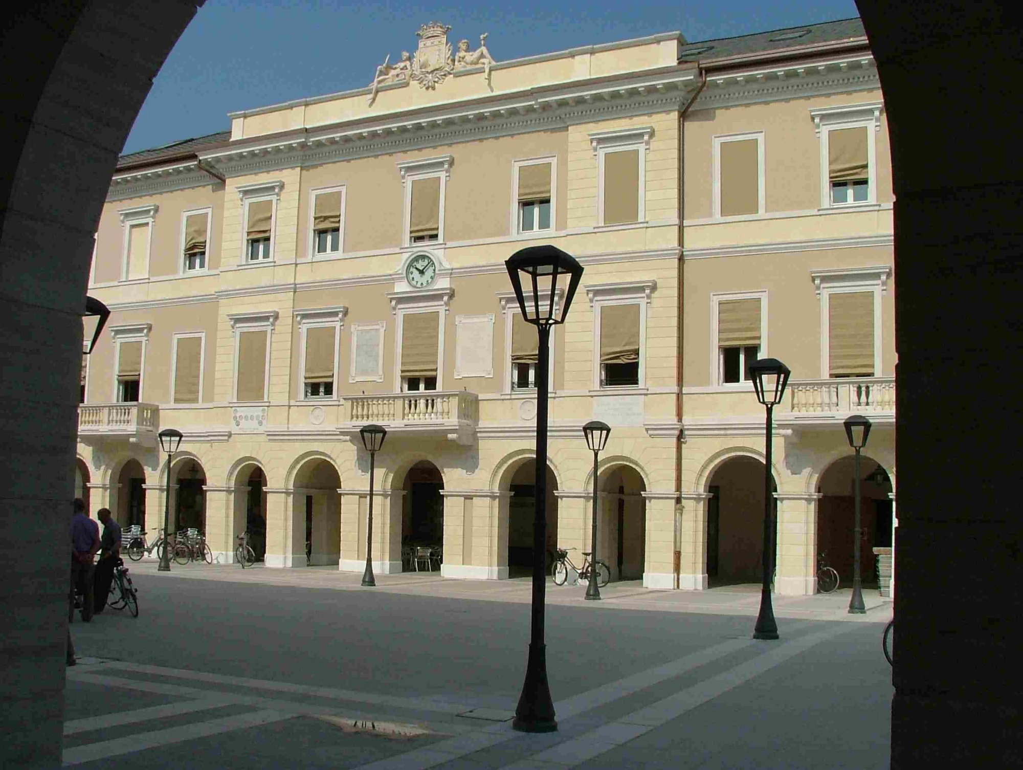 La piazza di Portomaggiore
