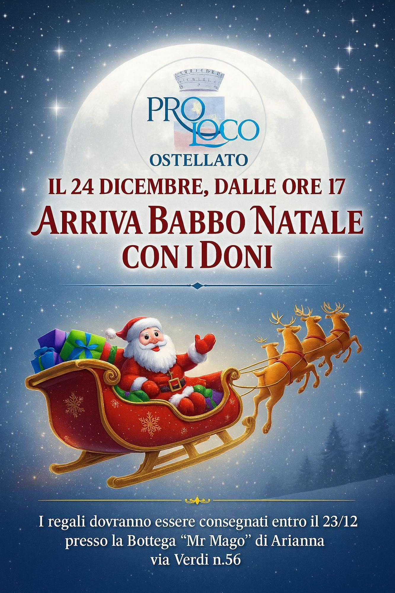 La piazza di Ostellato